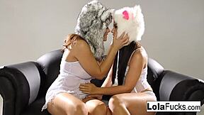 furry hat babes fucking with lola foxx 😍