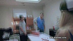 From beer pong to hot orgy at the dorm