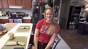 My girlfriend's hot older college step-sister Mia Vallis teases me in part 1. Things get wild fast!