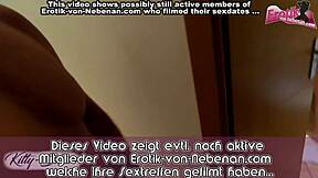 Want to see this blonde amateur piss on his cock and get cum on her feet?