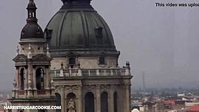 Super hot bodied Spanish brunette teen gives sensual blowjob and cumshot at night