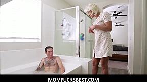 hey stepson, why sneak into bathroom for sex with me?