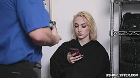 Officer Peter Green found stolen goods in Skylar's underwear after deep search! 😲