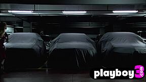 Sweet big ass babes pose in office photo session before blonde has sex