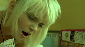 Super Cute Blonde Fucks Her Boyfriend Hard In Bed!