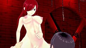 lucy and erza have intense sex in fairy tail