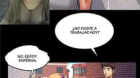 Intense jerk off instructions in mi tia chapter 41.