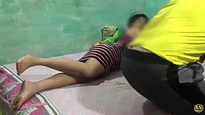 The stepbrother casually seduces his stepsister, leading to fucking her big blonde ass.