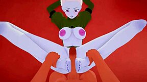 Dragon Ball - Vados Gives Intense Footjob And Feet Licking!