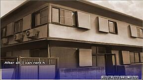 In Apartment of Love Ep 3, she's losing her virginity in this hentai game! 😍