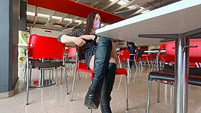 latina wife cheats, heating cocks in mall