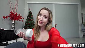 Spending Christmas with Alaina Taylor and Austin Pierce, that petite MILF