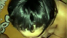 Wow, your Colombian sister sucks it so deliciously with her petite body!