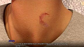 i can't believe jamie and shauna just kissed in this erotic hentai scene, their big tits pressing together