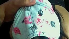 Latina teen gives big blowjob to brother on webcam