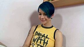 74freakyflames delivers a messy facial cumshot