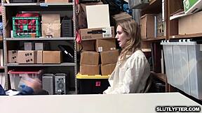 i got caught shoplifting and then daisy stone got fucked hard by the store guy