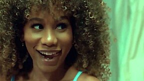 Gorgeous Busty Milf Passionately Eats Pretty Petite Blonde's Pussy