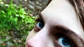 Get lost in wonderlands with cute 18-19 yo sucking and swallowing cum outdoors.