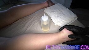 Hot blonde pawg rharri rhound receives a relaxing massage and intimate attention