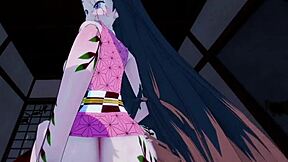 Nezuko Kamado And Daki Intense Sex In Demon Slayer Hentai
