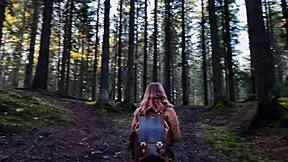 Get lost in wonderlands with cute 18-19 yo sucking and swallowing cum outdoors.