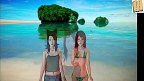 In my new family episode 53, we have fun with bikinis and games in an erotic homemade setting. 😊