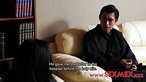 slutty widow katrina moreno banged hard by a priest