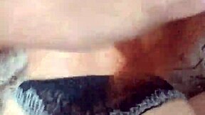 Young stepsister with brown skin moves her big hips when I hug her tight she loves being held doggystyle