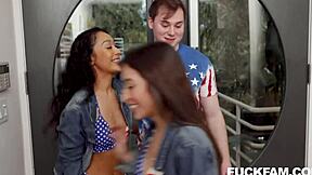 Patriotic Group Fun with Sarah, Amber, and Anthony?