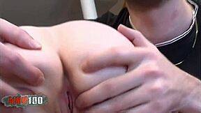 Skinny Redhead Teen Feels Intense Anal Pleasure