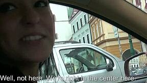 Taxi Girl Flashes and Gets Offered Cash for Sex