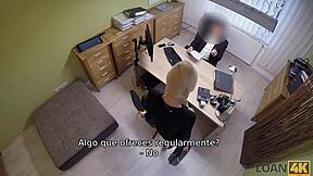 I Let Bank Worker Fuck Me for Loan
