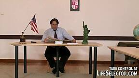 Life Selector Presents Sorority Secrets With Cumshot And Blowjob