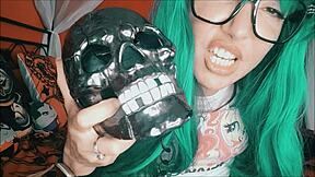 that sexy mistress totally humiliated the nerd with her big tits