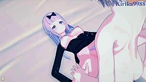 Kaguya, Chika, And Miyuki Engage In Intense Hentai Sex