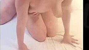 I gave my pussy to the neighbor and my husband filmed everything and put it in my mouth