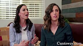 Aidra Fox And Casey Calvert Lesbian Match.