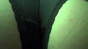 Teasing you intensely with my ass in tight jeans and panties