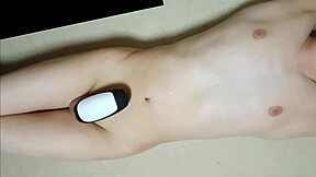 Teen Masturbates With Rotor, About To Cum And Ejaculate Now