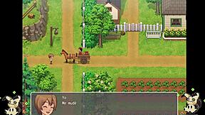 Hentai Game Countryside Life Part 5 Shower Blowjob Scene