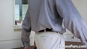 Damn! Stepdaughter Iggy Amore Gets Roughly Nailed by Stepdad in Kinky Play!