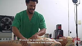 I see blonde Venezuelan Kerly fuck huge black masseur to destress