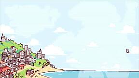 Futanari di funghi futa hentai game episode 1 in the restaurant.