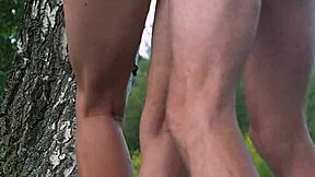 Wow, public anal with a flawless body babe!