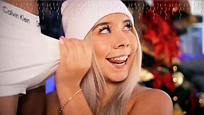 My friend’s hard cock shows through his underwear. I can’t resist watching him get wet.