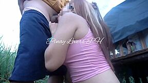 Pinay Scandal Involves Outdoor Encounter with Lover in Forest