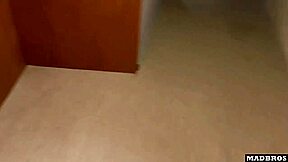 Caught Venezuelan wife getting fucked during house visit!