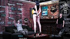 fashion business 13 has monica rubbing cock at bar! 😜
