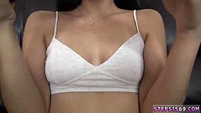 redhead teen gives blowjob to her annoying german stepbro and gets facial